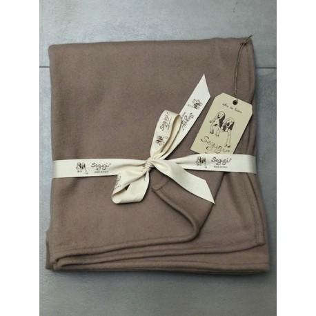Wool and Cashmere Blanket Camel